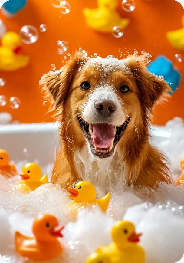 Счастливая собака